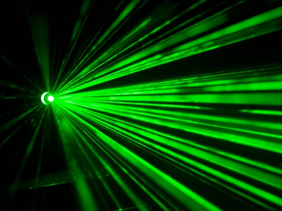 AI Recognition for Laser-on-Robots green laser beams