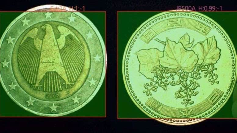 Automated classification of coins using AI